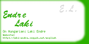 endre laki business card